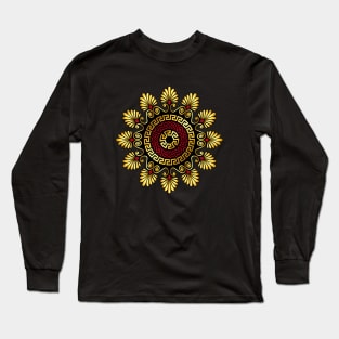 Copy of Gold Greek ornament Meander Long Sleeve T-Shirt